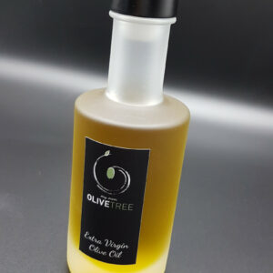 Olivenöl in mattierter Flasche