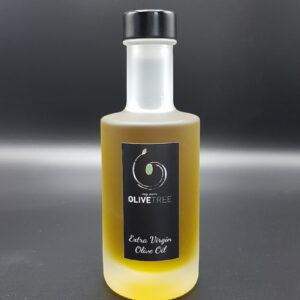 Olivenöl in mattierter Flasche