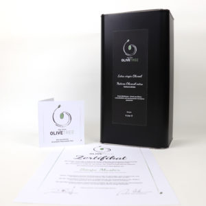 Patenschaft Olivenbaum Zertifikat